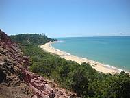 Vista do alto das falsias - Arraial