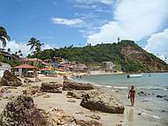 Bela praia de Morro