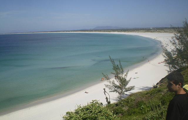 Vista de cima da Praia Grande