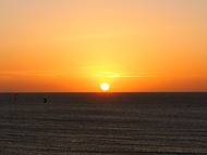 Kitesurf + pôr do sol espetacular visto da duna do pôr do sol