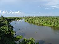 Cheia do rio Cuiab.  Imperdivl!