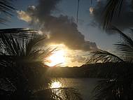 Pôr-do-Sol na lagoa de Arituba