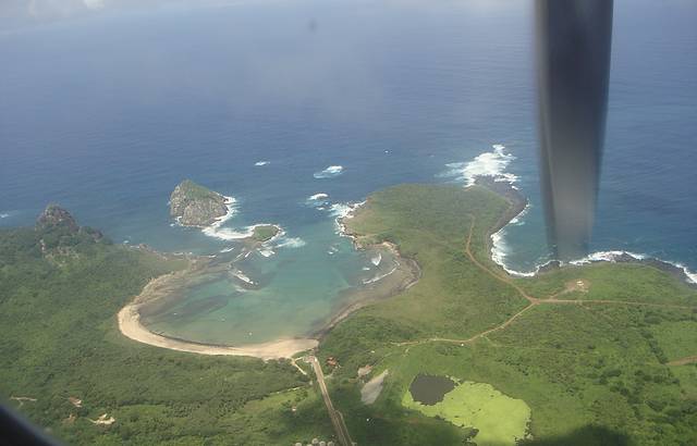 Vista area da Baa do Sueste