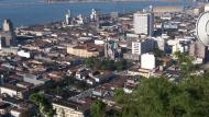 Catedral de Santos ao Fundo