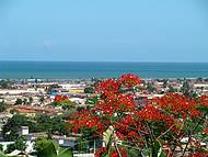 vista panormica de Porto Seguro a partir de hotel prximo ao aeroporto