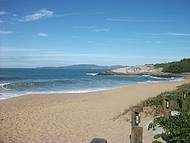 Praia vista do Restaurante Recanto da Sereia