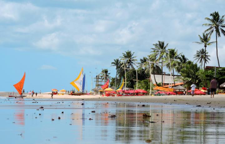 Vista da praia de Cumbuco - linda !