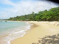 Praia do Espelho no trecho das pousadas