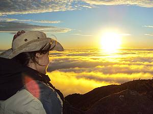 Espetculo: Nascer do sol no Pico da Bandeira<br>