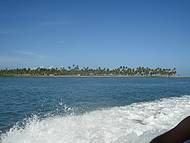 Flexboat saindo de uma das paradas obrigatrias na Boca da Barra/BA