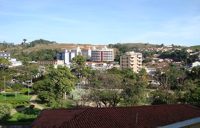 Vista da cidade pela manh