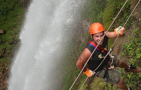 São Domingos 98 mts - Muita adrenalina! Cachoeira Samambaia.