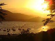 Pôr-do-sol em Porto Belo