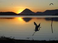 Por do Sol na Lagoa da Barra