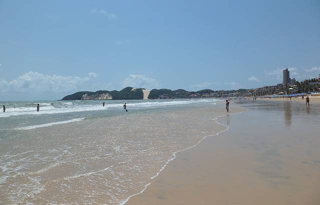 vista para o Morro do Careca (carto postal de Natal).