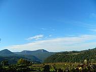 Vista do alto da Vinicola