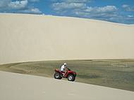 Passeando pela famosa duna do funil, uma lugar que encanta pelo visual !