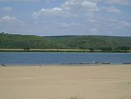 no interior do nordeste, o rio So Francisco na divisa Alagoas e Sergipe