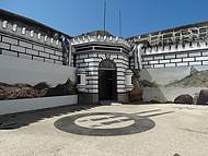 Interior do Forte onde est o museu do Cristo Redentor.