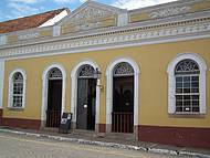 Fachada do Teatro So Joo, na histrica cidade da Lapa,PR