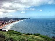 Vista da Praia Brava de Itaja do Morro do Careca