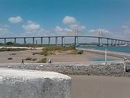Ponte Newton Navarro vista da Fortaleza dos Reis Magos