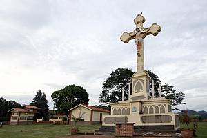 Santo Cruzeiro: Espao descortina vista panormica da cidade<br>