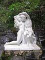 Belissima estátua em mármore carrara na Fonte