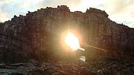 Pr-do-sol visto na Pedra Furada. Imperdvel!