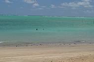 Praia Ponta do Mangue - a cor do mar é lindo, águas transparente.