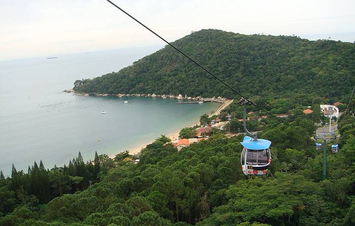 Praia das Laranjeiras vista do Bondinho