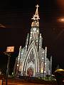 Catedral ornamentada para Sonho de Natal.