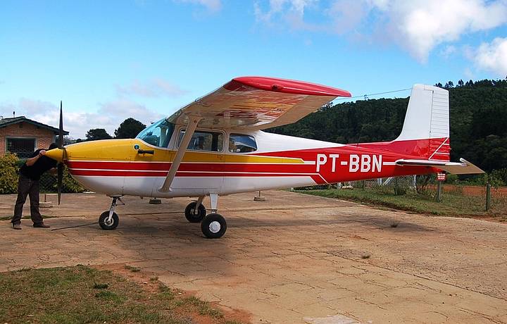 O vo panormico  feito nesse avio