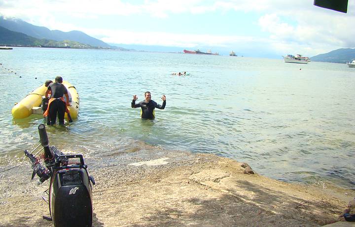 Ilha das Cabras  excelente ponto para prtica do esporte