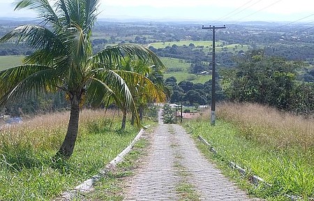 Estrada de acesso ao mirante