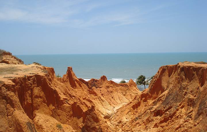 Falsias em Morro Branco (Beberibe). Carto-postal