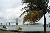 Ponte barra dos Coqueiros ao fundo